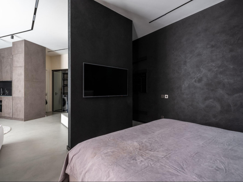 Black DIY wall paint design ideas - Beautiful Homes